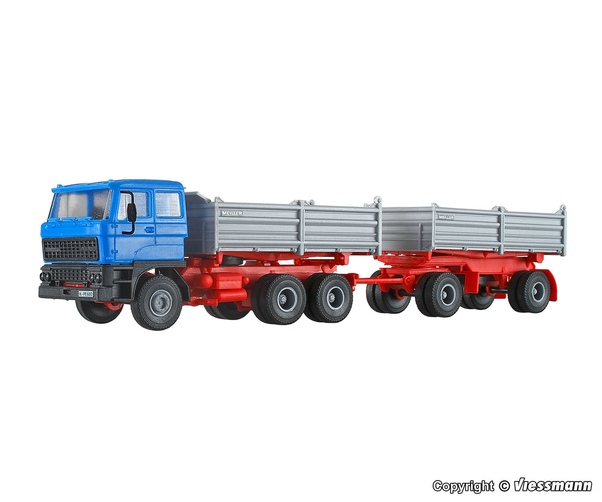 KIBRI 14651 H0 DAF 3-achs Zugmaschine mit 2-achs Anhänger