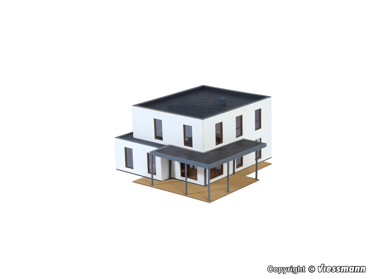 KIBRI 38339 H0 Kubushaus Lina mit Terrasse - Polyplate Bausatz