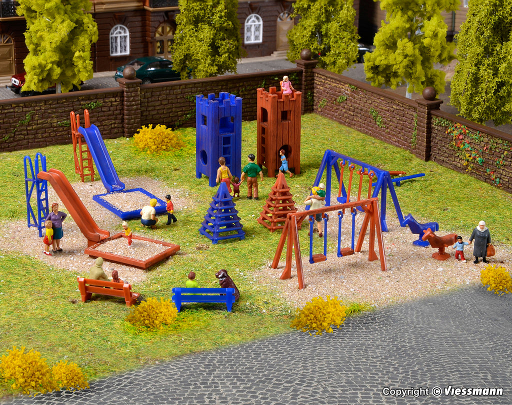 VOLLMER 43665 H0 Deko-Set Kinderspielplatz