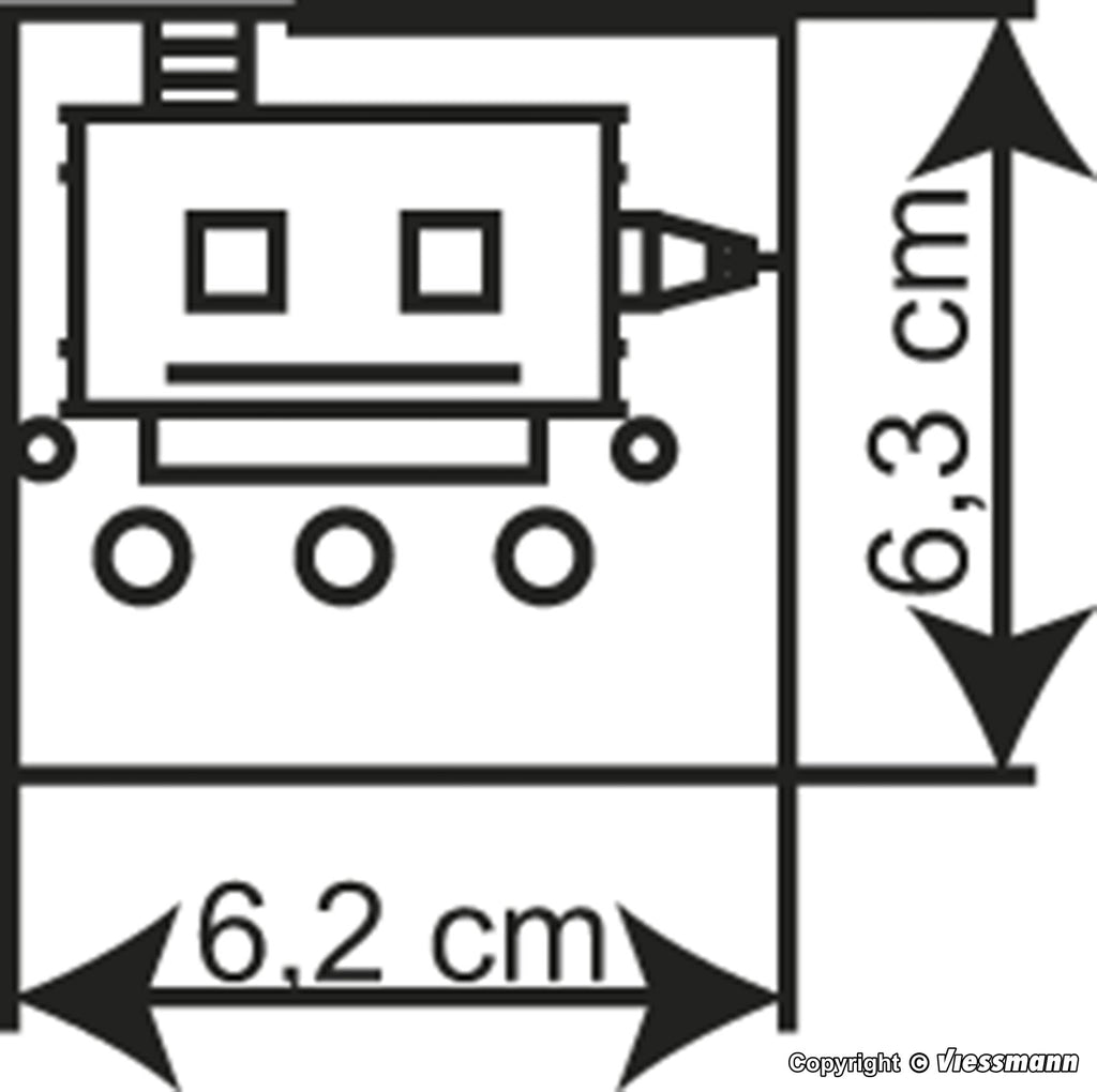 VOLLMER 45135 H0 Imbiss-Stand