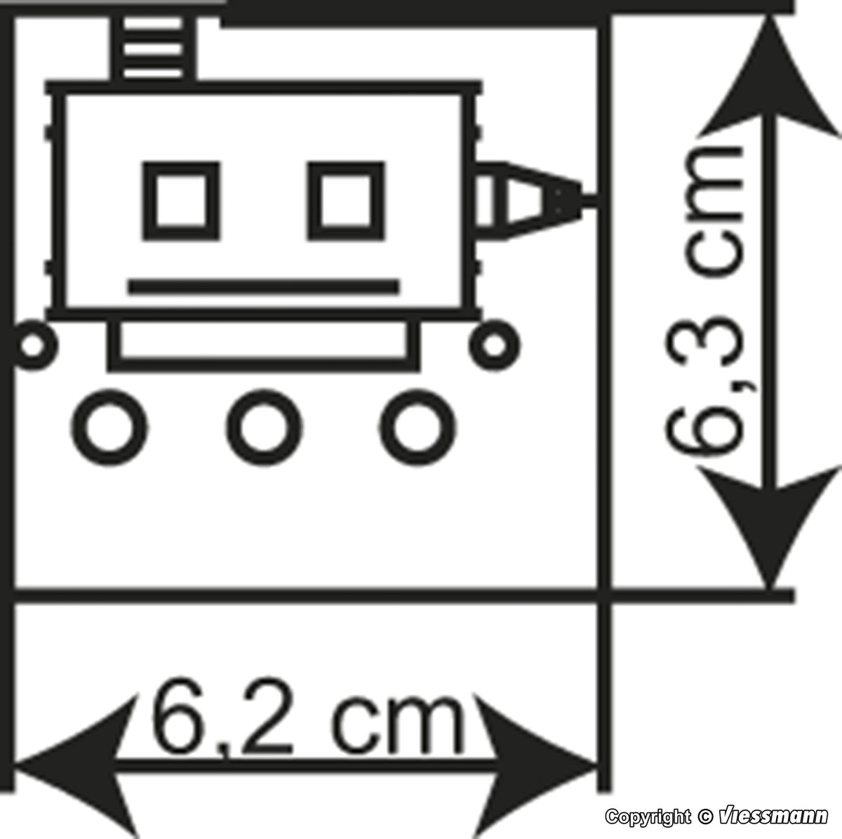 VOLLMER 45135 H0 Imbiss-Stand