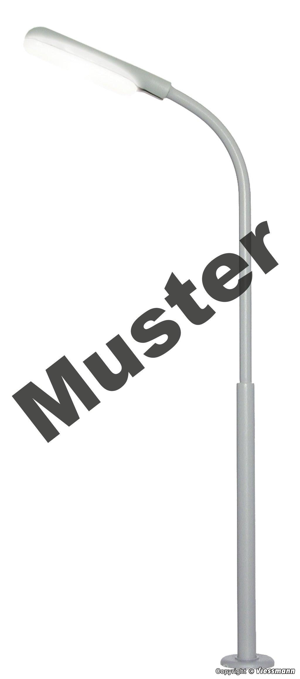 VIESSMANN 6722 H0 Bausatz Peitschenleuchte, LED weiß