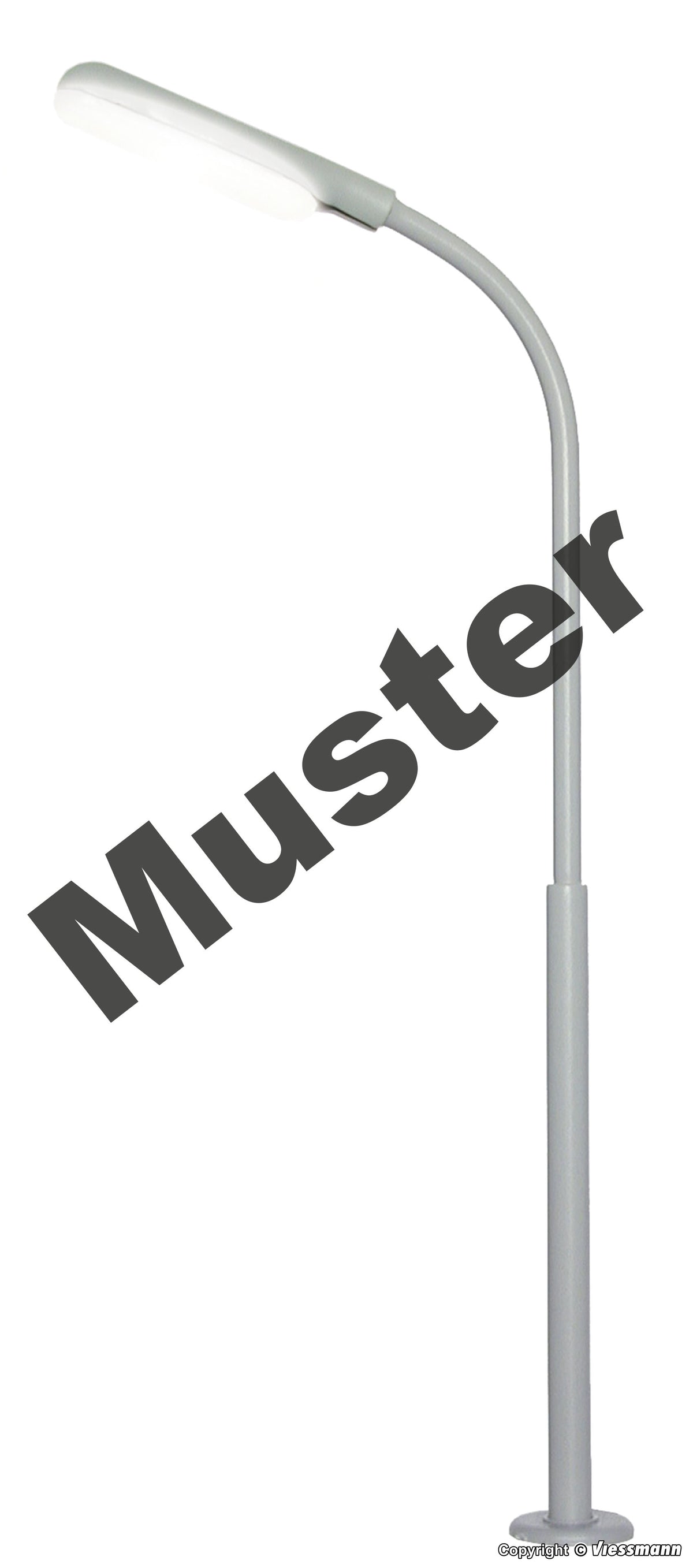VIESSMANN 6722 H0 Bausatz Peitschenleuchte, LED weiß