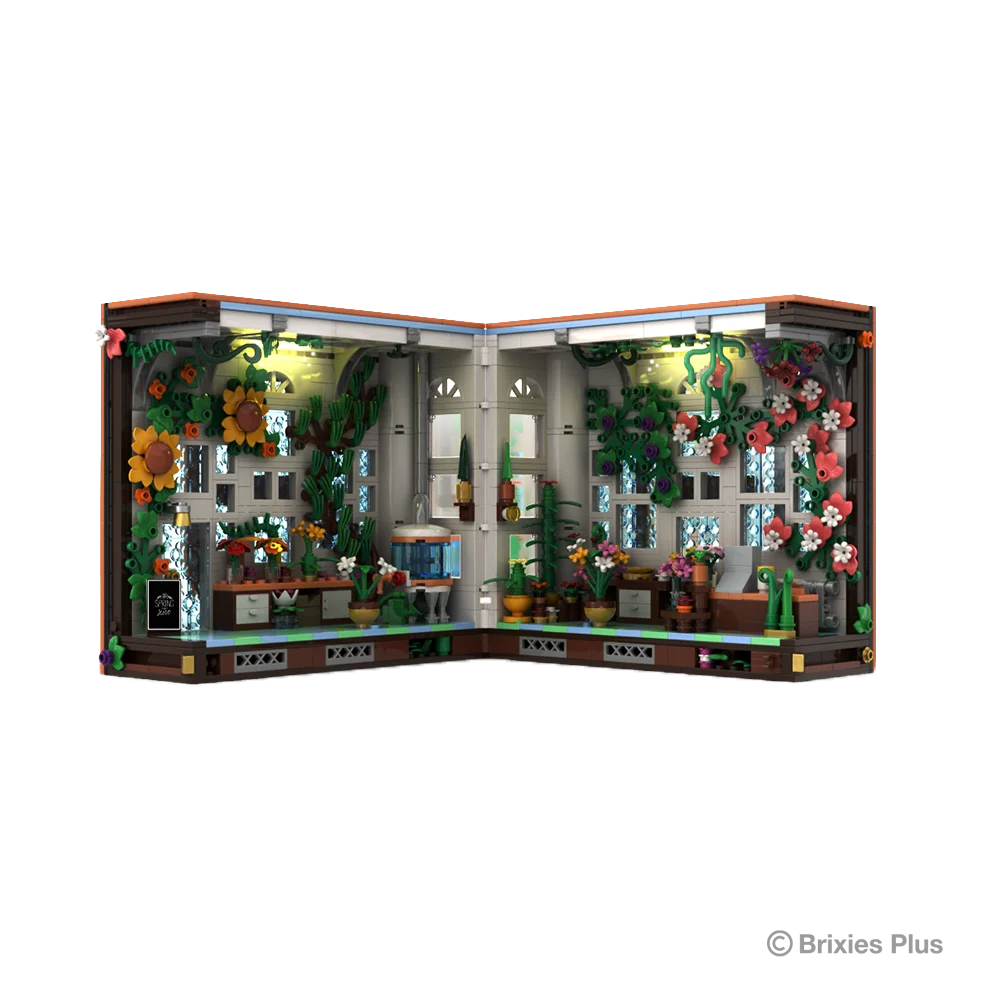 BRIXIES Book nook Flowershop